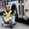 Video: Man Riding Big Wheel Trike Beats Crosstown Bus